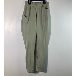 Kerrits Riding Pants Green XS Tight Equestrian Breeches Stretch Flaw